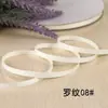 Cinta de Tejido Nervado Fina de 0.6 cm, Cinta Nervada Colorida de Alta Densidad, Accesorios para Bordes de Prendas, Cinta al por Mayor en Stock
