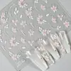 Redanco nuevo 5D relieve en concha de viento ligero pequeño flor silvestre pegatinas de uñas pegatinas de uñas estéreo He-1099
