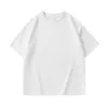 Comercio exterior transfronterizo en stock 7A antibacteriana 40 hilos 220g verano nuevo cuello redondo color liso tecnología tacto fresco manga corta camiseta para hombre