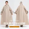 Capa de chuva para patinete elétrico, estilo longo, proteção de corpo inteiro contra chuva forte, para adultos, unissex, poncho de chuva para andar de bicicleta elétrica de uma pessoa