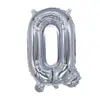 Globos de Foil Plateados de 16 pulgadas con Letras Inglesas A-Z y Números 0-9, Soportan Varios Conjuntos de Combinaciones de Globos de Papel de Aluminio