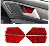 Adequado para Volkswagen Golf 7 modificação interna fibra de carbono alavanca de câmbio tigela da porta controle central porta-copos ar condicionado levantador de vidro janela