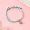 Pulsera del Festival del Bote del Dragón Modelo Nuevo 2026, Pulsera Tejida a Mano de Hilo de Cinco Colores para Bebé Zongzi, Pulsera Pequeña de Zongzi con Hilo de Cinco Colores