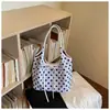 Bolso de Mano de Gran Capacidad para Mujer 2026 Nueva Moda Bolso Tote de Lunares para el Trabajo y los Viajes Cotidianos Bolso de Hombro Casual Versátil