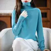 Top de cuello alto para exportación transfronteriza, prenda interior, suéter de otoño e invierno, jersey de punto holgado, suave y grueso