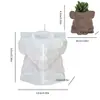 Maceta de Elefante para Nuevos Productos Transfronterizos, Tarro de Almacenamiento, Molde de Silicona, Jarrón de Elefante DIY, Taza para Velas, Molde de Yeso