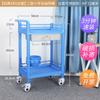 Carrito de belleza de plástico ABS para el cuidado de instrumentos médicos, carrito de salón de belleza, carrito de herramientas de burbujas pequeñas