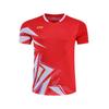 Nueva ropa de bádminton, camiseta de entrenamiento de manga corta para hombres y mujeres, camiseta de competición de bádminton para estudiantes y niños, transpirable 6580