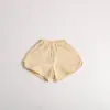 Roupas de Verão para Meninos e Meninas Shorts Bebê Estiloso Personalidade Infantil Tendência Marca Estilo Coreano Mealade Cor Sólida Fenda Esportes Hot Pants