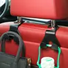 Gancho de Carro Gancho no Encosto do Banco Espessado Forte Suporte para Celular Fibra de Carbono Banco Traseiro de Carro Gancho Multifuncional