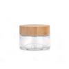 Frasco de Creme de Vidro Transparente 100g Sub-Frasco para Loção Cosmética Multi-Especificação Frasco para Embalagem de Creme para Olhos Frasco para Creme Facial Transfronteiriço