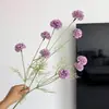 Flores Artificiales Flor de Diente de León de 9 Cabezas Bola de Crisantemo Pequeña Crisantemo Arreglo Floral de Boda Adornos para Decoración del Hogar Flores Falsas Comercio Exterior Transfronterizo