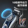 Kemei cortador de cabelo profissional KM-1256 de alta potência de dez velocidades ajustável salão de cabeleireiro mudo cabeça de óleo Clippers USB cortadores elétricos USB