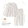 Pijama de Algodón Nube para Niñas, Estilo Nuevo Primavera y Otoño 2026 de Manga Larga para Niños, Atractiva Ropa de Casa para Niñas Mayores, Colección de Otoño