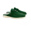 Fábrica Comercio Exterior Nuevas Zapatillas Ligeras Baotou Europeas y Americanas Casual Talla Grande Par de Zapatos Planos para Hombre y Mujer Zapatos Talla Grande Negro