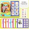 Libro Tranquilo Español Transfronterizo Libro Ocupado Velcro Libro de Pegatinas Repetidas Educación Temprana para Niños Libro Ocupado con Solapas