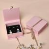 Ventas Directas de Fábrica Cinta de Joyería Imán Caja de Joyería Flip-Top Ins Collar Anillo Pulsera Caja de Embalaje para Joyería