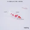 Modelo de Carpa Simulada Adornos de Paisajismo para Acuario Peces Dorados Simulados Juguetes de Peces Ornamentales Colgante para Llavero de Bolso de Teléfono Móvil