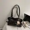 Bolsa Tote Vintage de Nicho Grande Capacidade para Mulheres, Nova Bolsa de Ombro Casual de Nicho Verão 2026, Bolsa de Ombro para o Dia a Dia