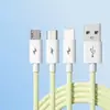 Cable de Carga Múltiple Esencial para Viajes, Cable USB Cargador Universal, Cable Cargador de Teléfono 3 en 1 con Tipo-C, Micro USB, Puerto L, Cargador de Viaje para iPhone 17-8/Android, Esenciales para Acampar en Coche
