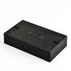 Panel de interruptor USB con enchufe británico 13a para comercio exterior Hong Kong, Macao, Malasia, Singapur aplicable pared corriente negro