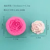 Molde de Silicona para Flor de Plumeria Gardenia DIY Chocolate Grado Alimenticio Resistente a Altas Temperaturas Fácil Desmoldeo Molde Hecho a Mano