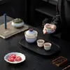 Caja de regalo para juego de té kung fu de cerámica cultural y creativa, un regalo de negocios de alta gama y práctico para clientes y personas mayores, disponible para venta al por mayor