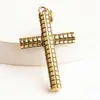 HT-3472 Haiteng joyería fundición colgante de cruz AliExpress Amazon patrón cruz de acero inoxidable