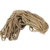 Venta al por mayor del fabricante Cuerda de cáñamo redonda de 1 mm a 10 mm Hecha a mano Bricolaje Decorativa Atada Trenzada Cuerda de cáñamo Cuerda para etiquetas