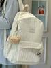 Mochila de cor sólida 2024 Novas meninas do ensino médio, ensino médio, estudantes universitários, mochila escolar feminina de viagem leve