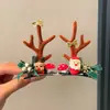 Acessórios de Cabelo de Natal Estilo Floresta Presépio Grampo de Cabelo Orelhas de Galho Fofas para Crianças Acessórios de Tiara Pequenos Grampos Acessórios de Cabelo