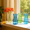 Vaso Estilo Europeu com Acabamento de Alto Padrão, Ornamento de Arranjo Floral, Vaso de Vidro de Alto Valor Estilo Ins para Flores e Plantas Hidropônicas