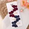 Nuevo Juego de Pasadores de Pelo con Lazo de Doble Capa de Amazon Perla Hechos a Mano Tela Pasador para el Cabello Infantil Accesorios para la Cabeza de Bebé