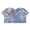 Marca de Comercio Exterior de Moda One Island Nuevo Color Bloqueado Camiseta de Baloncesto Deportes Americanos Casual Holgada Unisex Camiseta de Manga Corta para Pareja