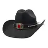 AliExpress Amazon Primavera y Verano Nuevo Hombres y Mujeres Estilo Étnico Sombrero de Pescador Sombrero de Paja de Mezclilla Dura Sombrero Protector Solar