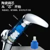 Jianning Baño Cobre Estilo Americano Oculto Mezclador de Ducha Grifo de Ducha Válvula Mezcladora Empotrada en Pared
