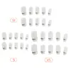 Plata Transparente Línea Plateada Ojo de Gato Textura de Alta Calidad Estilo Girly Estilo Hermana Mayor Manicura Corta 30-t Uñas Portátiles