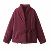 Para Ropa Europea y Americana Transfronteriza Aliexpress Popular Invierno 4 Colores Doble Botonadura Estilo Kimono Casual Chaqueta de Manga Larga