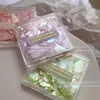 Joias para Nail Art Celebridade da Internet Explosivas Pedaços de Concha Ultrafinos Cor Mágica Irregular Pedaços Naturais de Abalone Decorações para Nail Art