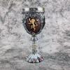 Copo de Água Jogo de Direitos Bar Escultura Criativa 3D Personalidade Copo de Cerveja Bebida Taça de Resina