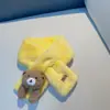 Cachecol infantil estilo coreano pai-filho de pelúcia imitação de pele de coelho imitação de pele de coelho meninos e meninas cachecol outono e inverno cachecol quente