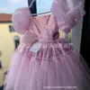 Vestido para Niña, Vestido de Princesa Infantil, Nuevo Estilo 2026, Falda Abullonada, Para Actuación, Fiesta de Cumpleaños, Dama de Honor, Transfronterizo