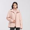 Ropa Outdoor Rush para Mujeres y Hombres Pareja Engrosada Esquí Montañismo Talla Grande Chaqueta Cuatro en Uno a Prueba de Frío con Capucha Desmontable para Hombres