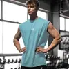 Camiseta sin mangas de hombros anchos para hombre Amazon Transfronterizo Chaleco Deportivo Chaleco Holgado para Fitness Chaleco de Secado Rápido para Hombre de Verano