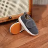 Chinelos Masculinos de Algodão para o Inverno Sapatos Quentes Espessos Sola Grossa Antiderrapante para Pés Largos/Inchados Sapatos Peludos Podem Ser Usados em Ambientes Internos ou Externos Sapatos de Casa