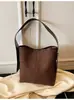 Bolsa Saco de Grande Capacidade Europeia e Americana Amazon Retro de Alta Qualidade para Ir ao Trabalho Ombro Único Versátil Transfronteiriça Casual Bolsa de Axila