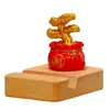 Bolsa da Sorte Estilo Chinês Suporte para Celular Decoração de Casa Novo Estilo Chinês Decoração de Mesa Atrai-Fortuna Presente de Reunião Anual