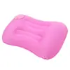 Almohada inflable en forma de U, automática, portátil, para viajes, cuello, avión, viajes al aire libre, Sanbao