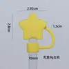 Tapa para Popote Stanley 10mm Diámetro Grande PVC Popote Suave Tapa Muñeco de Dibujos Animados Tapa Antipolvo Mayoreo