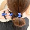 Corea del Sur Dongdaemun con pedrería azul Klein Cuerda para el cabello de cabeza de conejo oso linda niña Smiley anillo para el cabello accesorios para el cabello